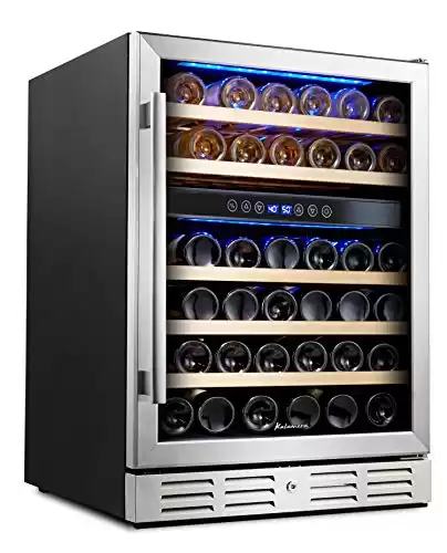 Kalamera Built-In Wine Cooler Refrigerator - 46 Bottles